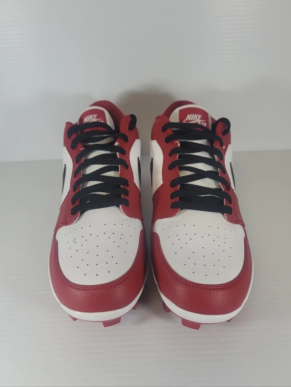Mens Size 12 Nike Air Jordan 1 Retro MCS Low Chicago Baseball Cleats CJ8524-611